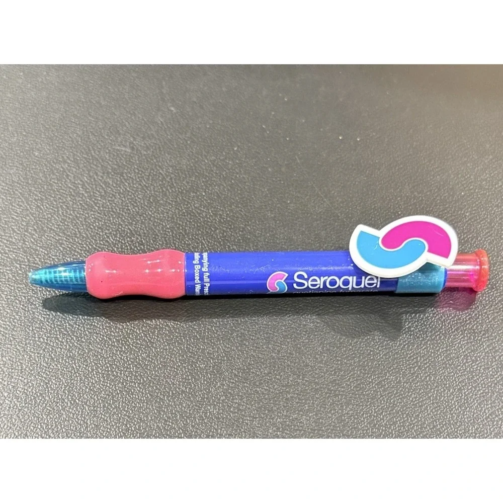 Drug Rep Pen Seroquel Advertising Promotional Promo Pharmaceutical Sales